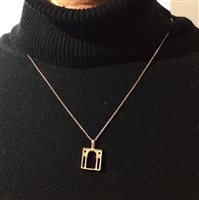 Pendente Loving Palladio  3D in Argento GRR03 SERLIANA - GRR03 SERLIANA